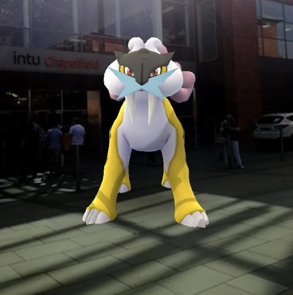 Raikou outside Chapelfield